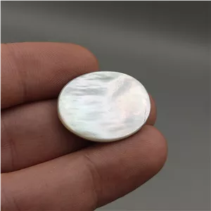 سنگ صدف طبیعی پر طاووسی 