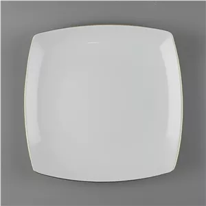 پیش دستی یا زیر دستی چهارگوش لب طلا چینی پردیس اصفهان