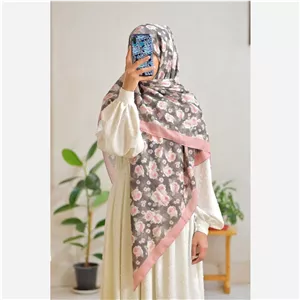 روسری گلبهی گلدار (طرح بانو) 