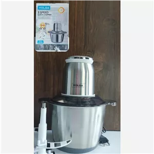 خرد کن 3 لیتری ولگا کاسه فولادی  ضد زنگ 