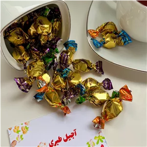 تافی شکلات مینی کارامل آدرین 100 گرمی - نرم و کشسان - طعم نوستالژیک کارامل و کاکائو