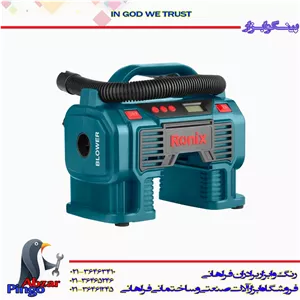 مینی کمپرسور باد سه کاره دیجیتال فندکی با کیف رونیکس مدل RH-4260B (پس کرایه)
