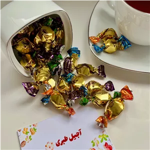 تافی شکلات مینی کارامل آدرین 500 گرمی - نرم و کشسان - طعم نوستالژیک کارامل و کاکائو