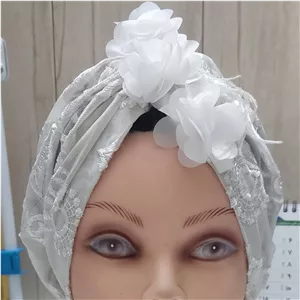 توربان دخترانه خامه دوزی
