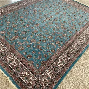 فرش 12 متری نقشه گلریز رنگ آبی (ارسال رایگان)
