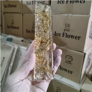 تایل شیشه ای مدل چیپسی طلایی