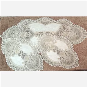 رومیزی 3تکه مخمل ترک گلدار