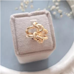 انگشتر طرح گره
