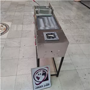 دستگاه فر ساندویچی فلافلی ترکیبی نیم تنه سیار صنعتی 
