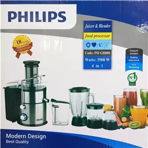 آبمیوه گیری چهار کاره فیلیپس هلند اصلی PHILIPS درجه یک وارداتی،آسیاب برقی،مخلوط کن برقی خارجی،خردکن، گوشتکوب ،رایگان