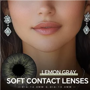 لنز چشم رنگی ایلاردو مدل LEMON GRAY (لنز چشم طوسی سبز ایلاردو)