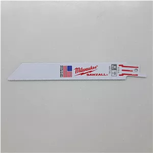 تیغه اره افقی بر میلواکی مناسب فلز دندانه متوسط  طول 15 سانتیمتر 