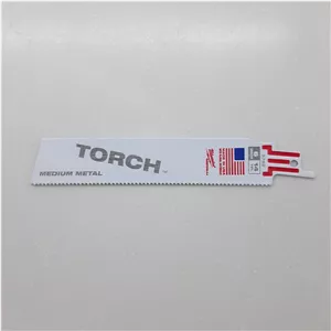 تیغه اره افقی بر میلواکی سری TORCH مناسب فلز دندانه درشت  طول 15 سانتیمتر 