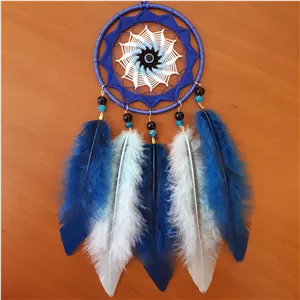 آویز و دیوارکوب چشم و نظر دریم کچر(کابوسگیر) قطر حلقه 10 سانت 