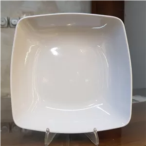 کاسه سوپ(خورشت دونفره )چهار گوش کد 811سفید ساده ملامین یزد رکسانا 