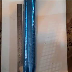 کاغذ مافین آبی رنگ براق 50عددی