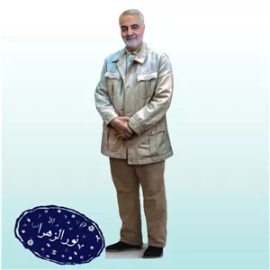 ماکت نمایشگاهی کات استند شهید سردار قاسم سلیمانی 3