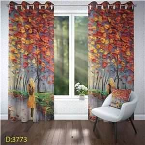 پرده چاپی تصویر طبیعت سه بعدی-کد 3773