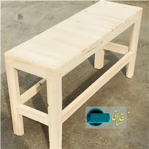 نیمکت چوبی سنتی سایز 100در 35 در50