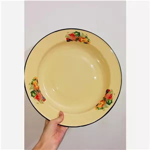 دیس طرح کدو وسط ساده36cm