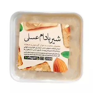 شیر بادام عسلی ارگانیک