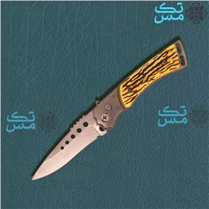 چاقوی جیبی ضامن فشاری کلمبیا طرح شاخ سایز 2 