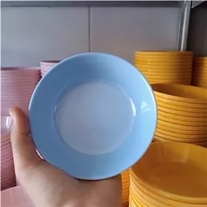 کاسه ماست خوری ملامین آبی آسمانی شیرکوه یزد دارای استاندارد 13 در 4 یک عدد
