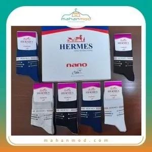 جوراب مردانه نیم ساق مارک HERMES ـــ6عددی