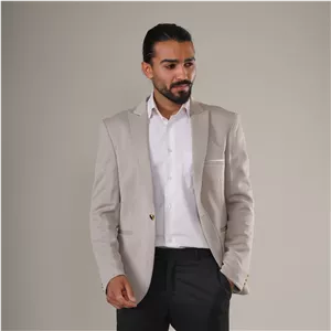 کت تک مردانه اسپرت پارچه ملانژ تیره k-13
