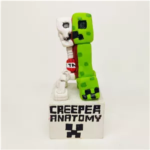اکشن فیگور آناتومی کریپر ماینکرافت (Minecraft creeper )
