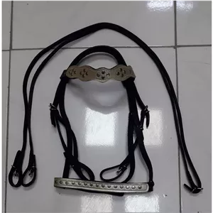 دهنه اسب سرکلگی دستجلو چرمی اسب