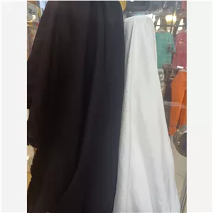 پارچه بابوس سفید و مشکی