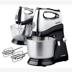 همزن دو کاسه بایترون BHK-8KSHS (همزن برقی) 300 وات استیل
