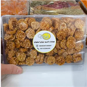 پولکی سکه ای کنجدی  بسته 350 گرمی