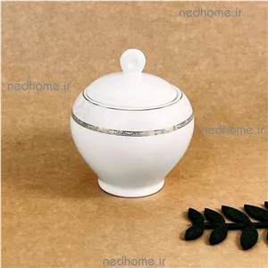  قندان چینی زرین طرح هدیه طلایی ایتالیا اف درجه یک 