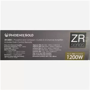 آمپلی فایر 5 کانال آمریکایی فونیکس گلد ZR12005 (پس کرایه)