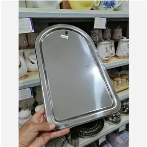 سینی زیر سماور سر هلالی. استیل 