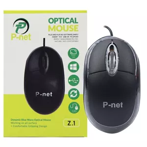  ماوس سیمی P-net Z-1 کیفیت ساخت بالا