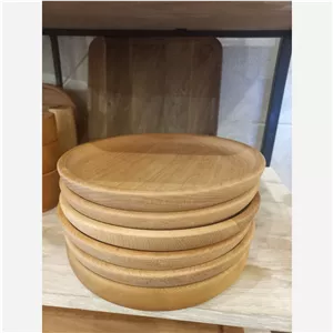 بشقاب چوبی با چوب راش 