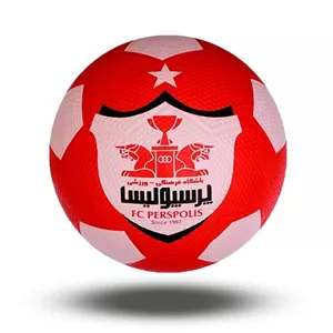 توپ فوتبال لاستیکی سایز 4 پرسپولیس