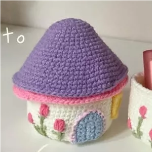 باکس طرح خانه.جای اکسسوری پینترستی بافتنی