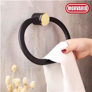جا حوله بیضی مروارید مشکی طلایی