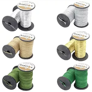 سیم گلسازی باروک سایز 2 نقره ای با طول 50 متر