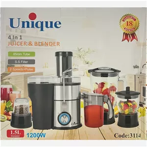 آبمیوه گیری چهار 4 کاره یونیک 