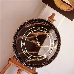 ساعت مرمر رزینی طرح ژئود (پس کرایه)