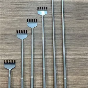 ماساژور دستی خارپشتی تلسکوپی استیل