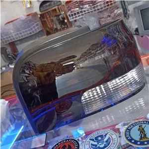 خطر عقب پراید صبا و131اسپرت دودی سفید بسته2عددی