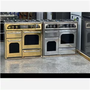 اجاق گاز  تکنو  دو رنگ طلایی ونقره ای (پس کرایه)