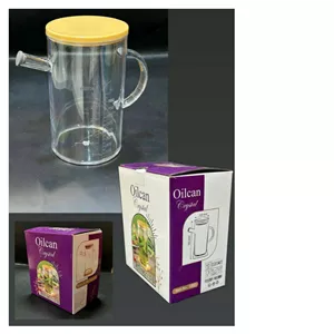 پارچ روغن ریز درب دار 1 لیتری