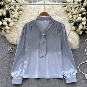 شومیز زنانه خارجی مجلسی کراواتی
